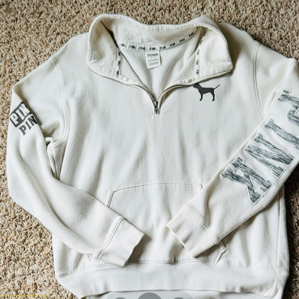 Victoria secret pink 1/2 zip